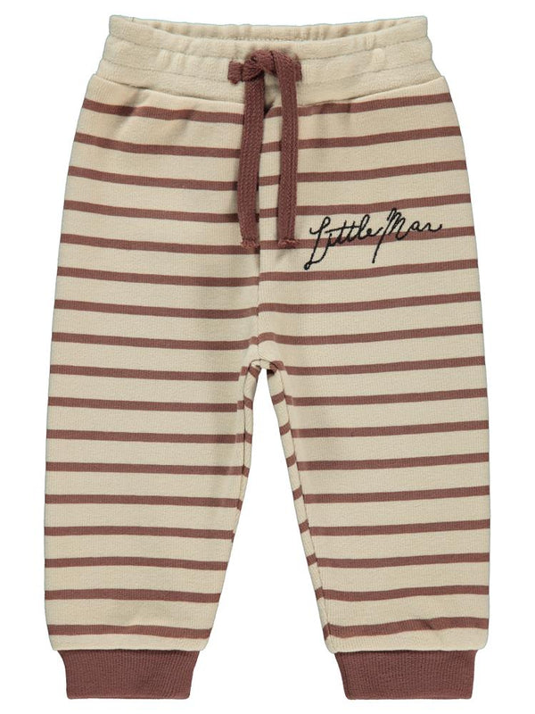 Civil Baby Little Man Çizigili 6-18 Ay Eşofman Altı - Kahverengi