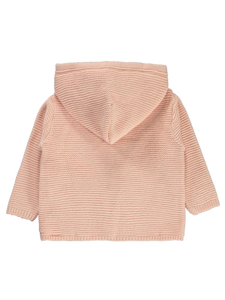 Civil Baby Örgülü Welsoftlu 6-18 Ay Hırka - Pudra