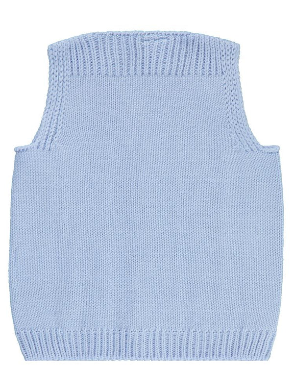 Civil Baby Saç Örgülü 3-18 Ay Yelek - Mavi