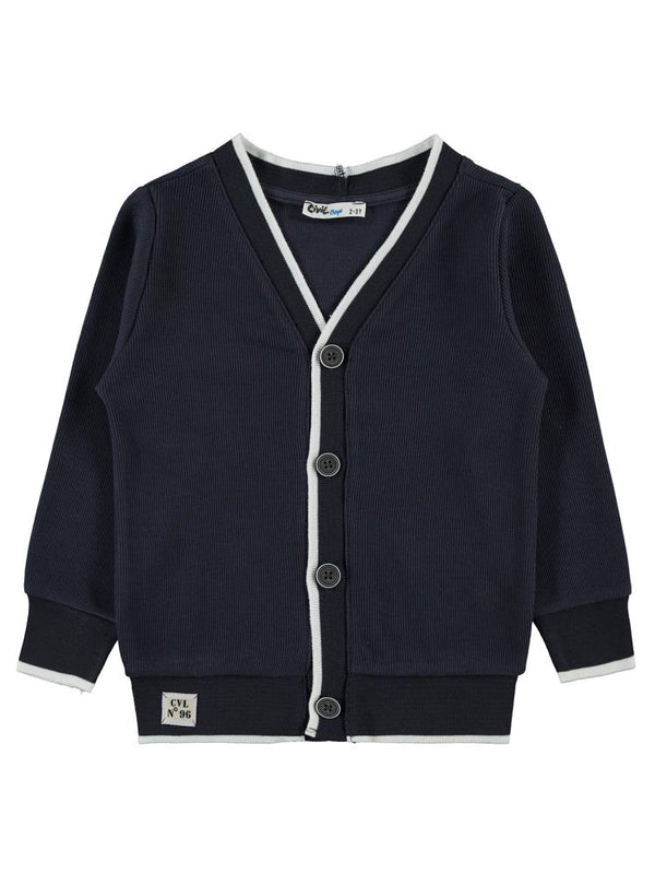 Civil Boys Cvl Etiketli 6-9 Yaş Hırka - Gri