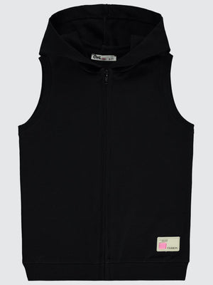 Civil Girls Basic 6-9 Yaş Yelek - Siyah