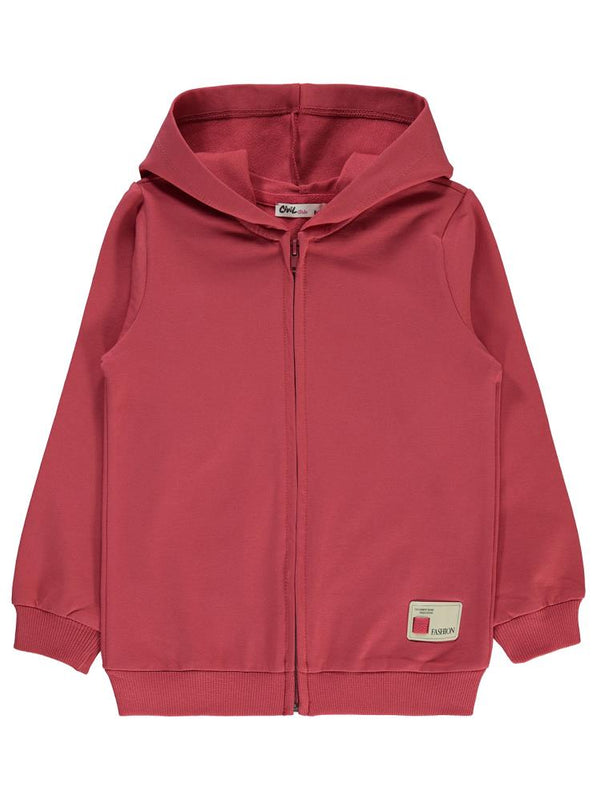 Civil Girls Basic 10-13 Yaş Hırka - Kırmızı