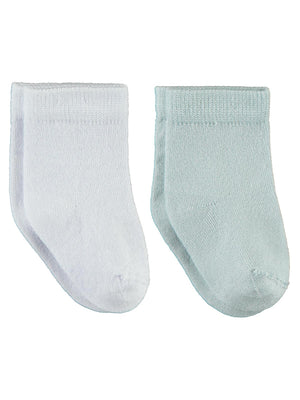 Civil Baby Bambu Organik Bebek Çorap Set - Beyaz