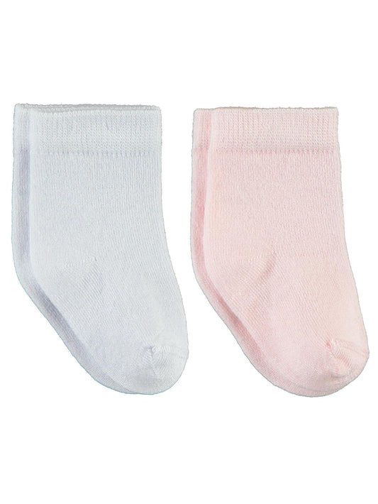 Civil Baby Bambu Organik Bebek Çorap Set - Beyaz