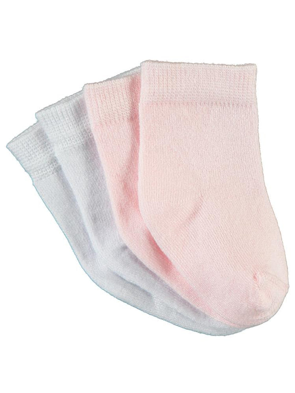 Civil Baby Bambu Organik Bebek Çorap Set - Beyaz