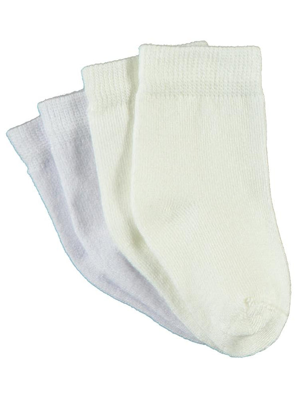 Civil Baby Bambu Organik Bebek Çorap Set - Beyaz