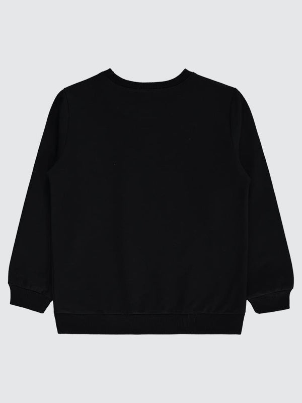 Civil Girls Basic 6-9 Yaş Sweatshirt - Siyah