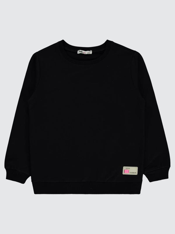 Civil Girls Basic 6-9 Yaş Sweatshirt - Siyah