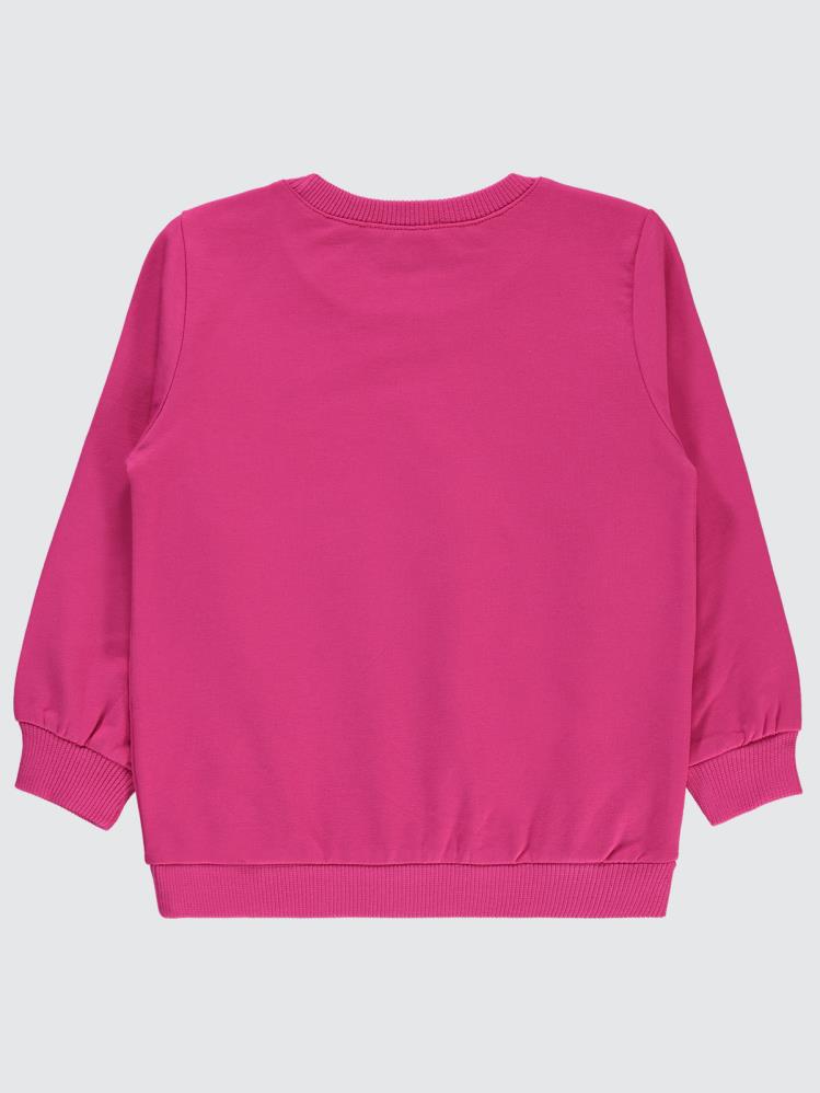 Civil Girls Basic 2-5 Yaş Sweatshirt - Fusya