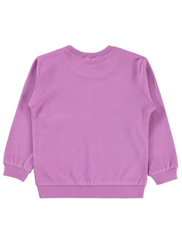 Civil Girls Friends Unicorn Baskılı 2-5 Yaş Sweatshirt - Lila