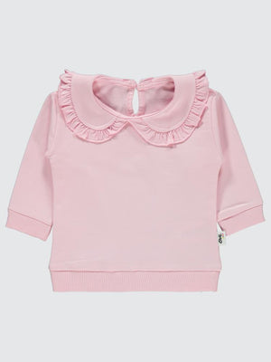 Civil Baby Düz 6-18 Ay Sweatshirt - Pembe