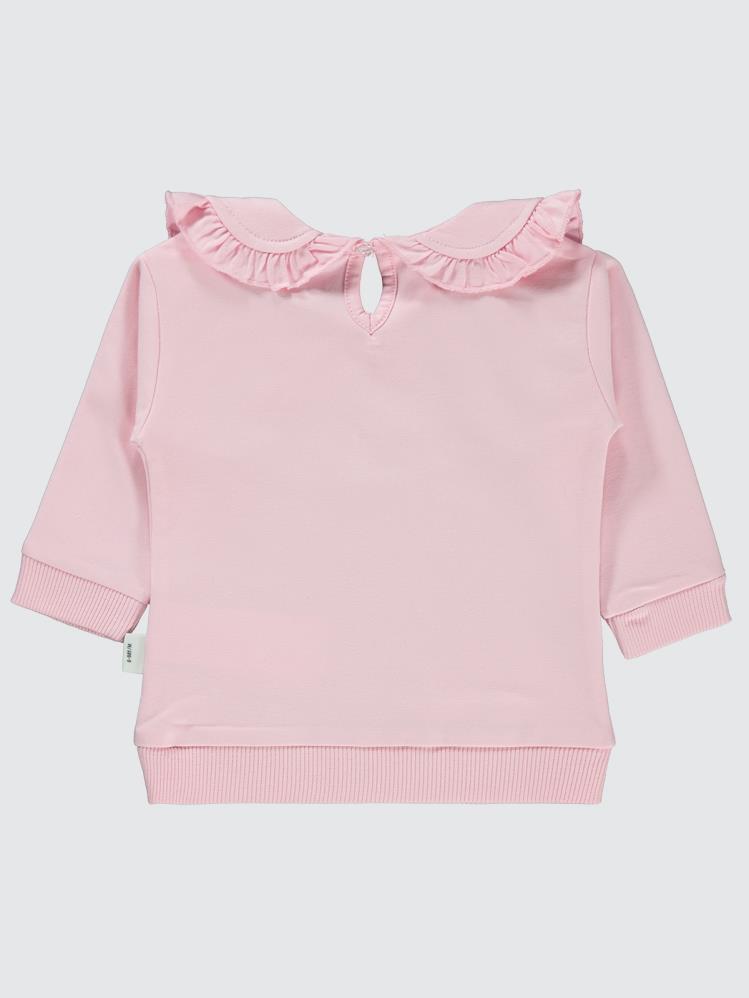 Civil Baby Düz 6-18 Ay Sweatshirt - Pembe