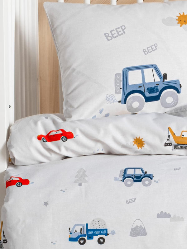 Kanz Ranforce Bebek Nevresim Takımı 100x150 cm - Mavi