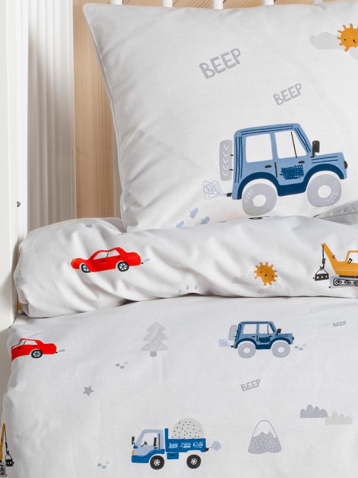 Kanz Ranforce Bebek Nevresim Takımı 100x150 cm - Mavi