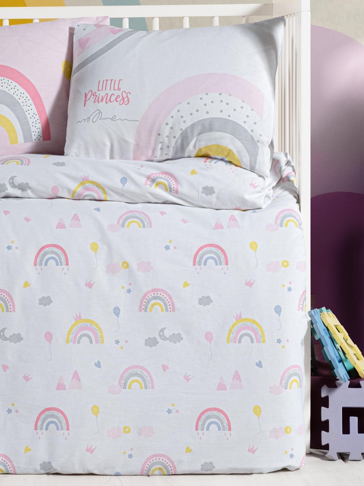 Kanz Ranforce Bebek Nevresim Takımı 100x150 cm - Pembe