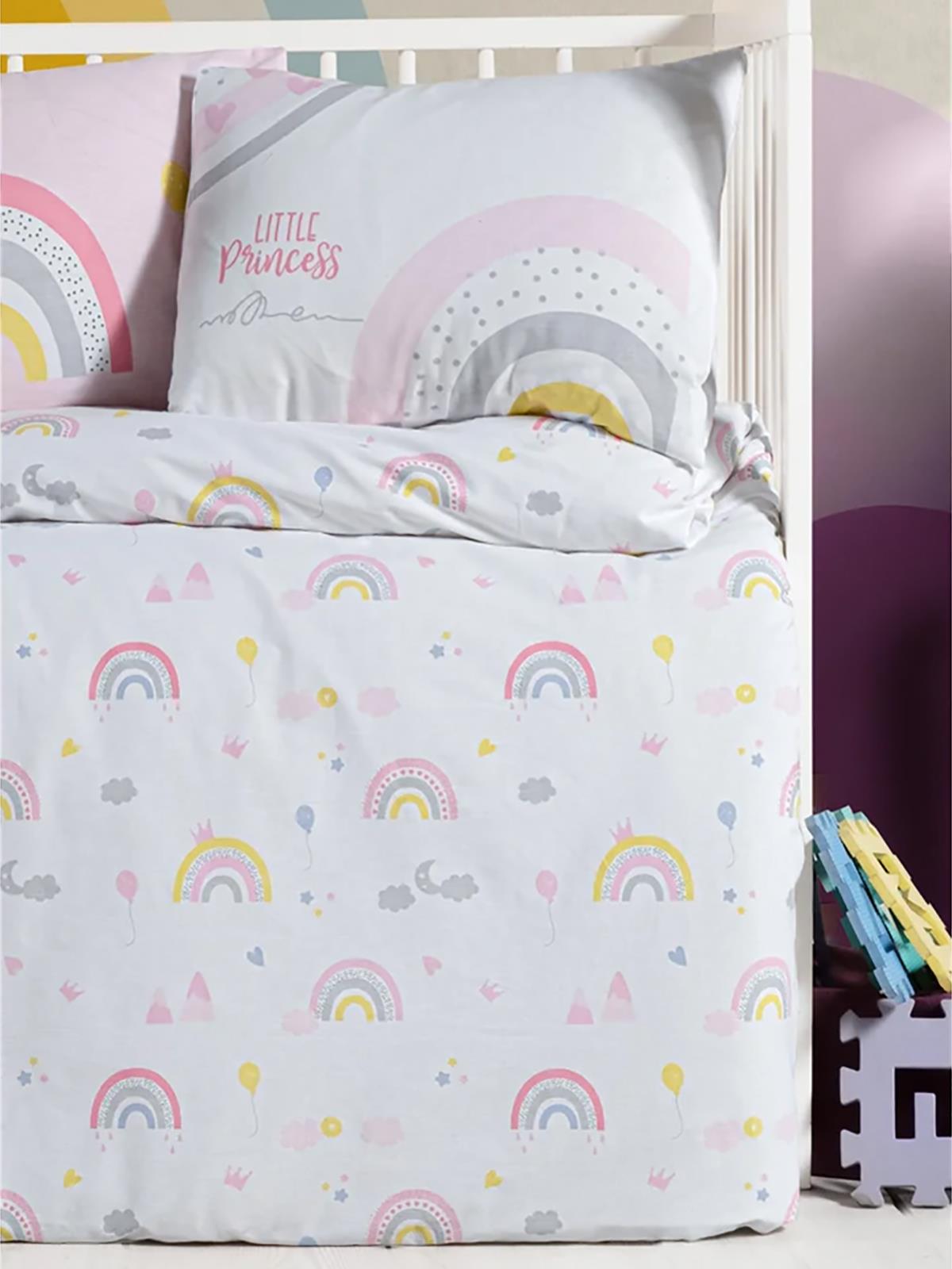 Kanz Park Yatak Nevresim Takımı 80x110 cm - Pembe