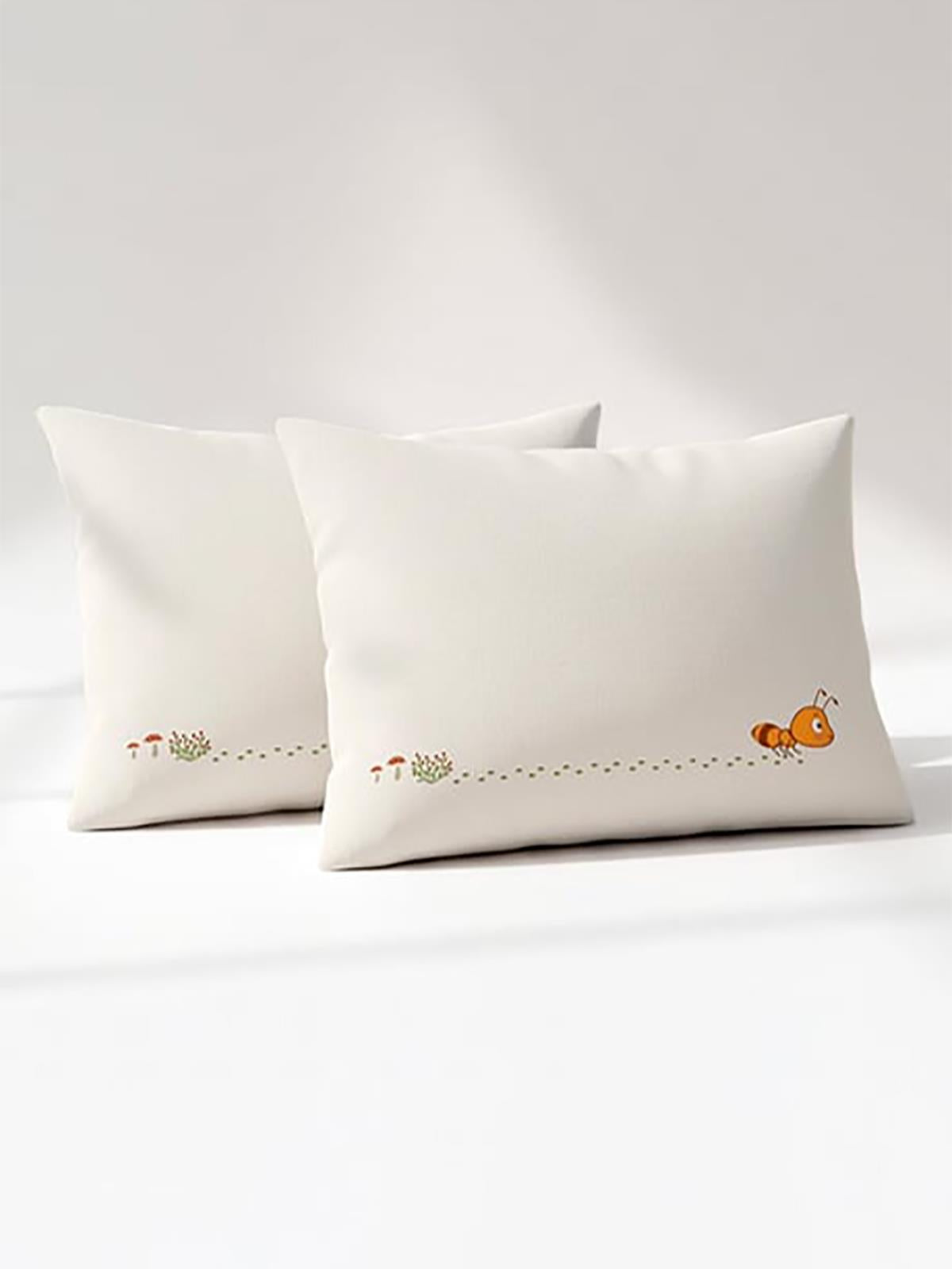 Kanz Pamuklu 2'li Bebek Yastık Kılıfı 35x45 cm - Turuncu