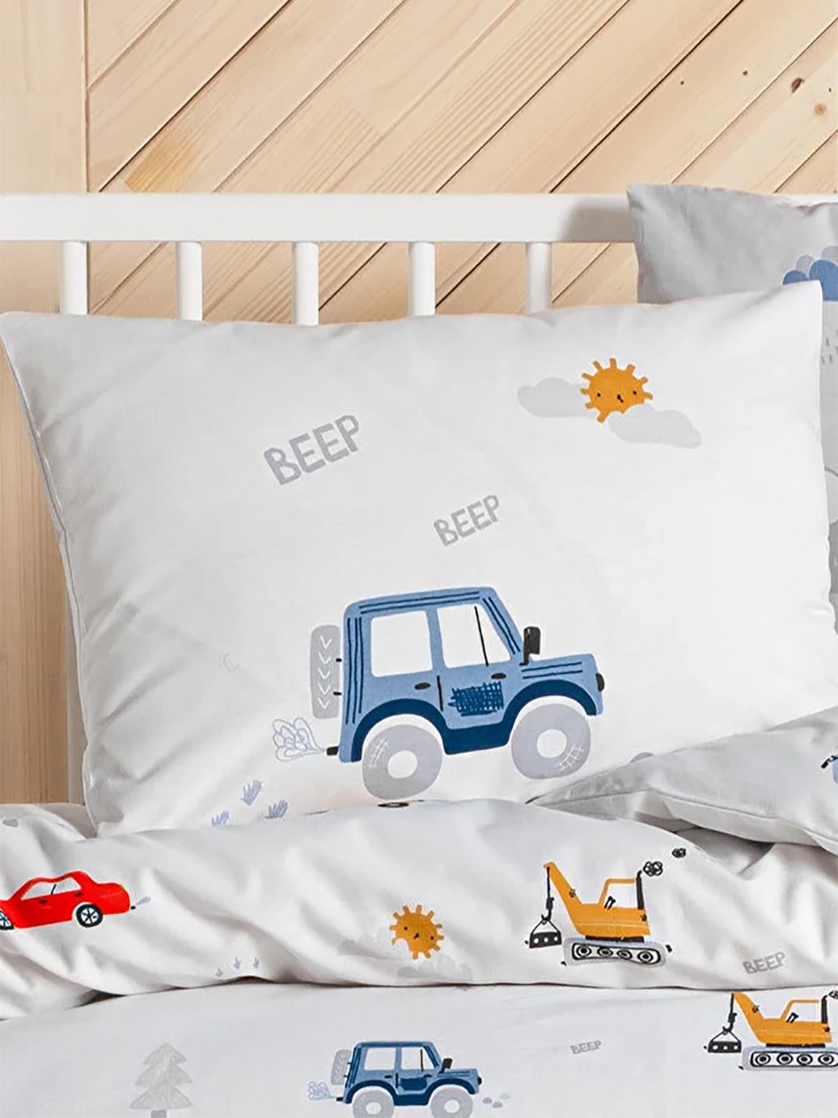 Kanz Pamuklu 2'li Bebek Yastık Kılıfı 35x45 cm - Mavi