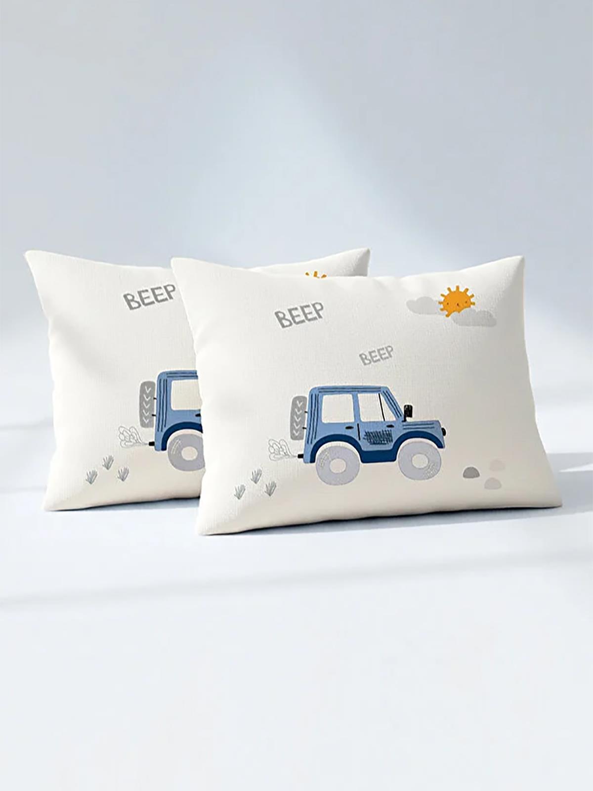 Kanz Pamuklu 2'li Bebek Yastık Kılıfı 35x45 cm - Mavi