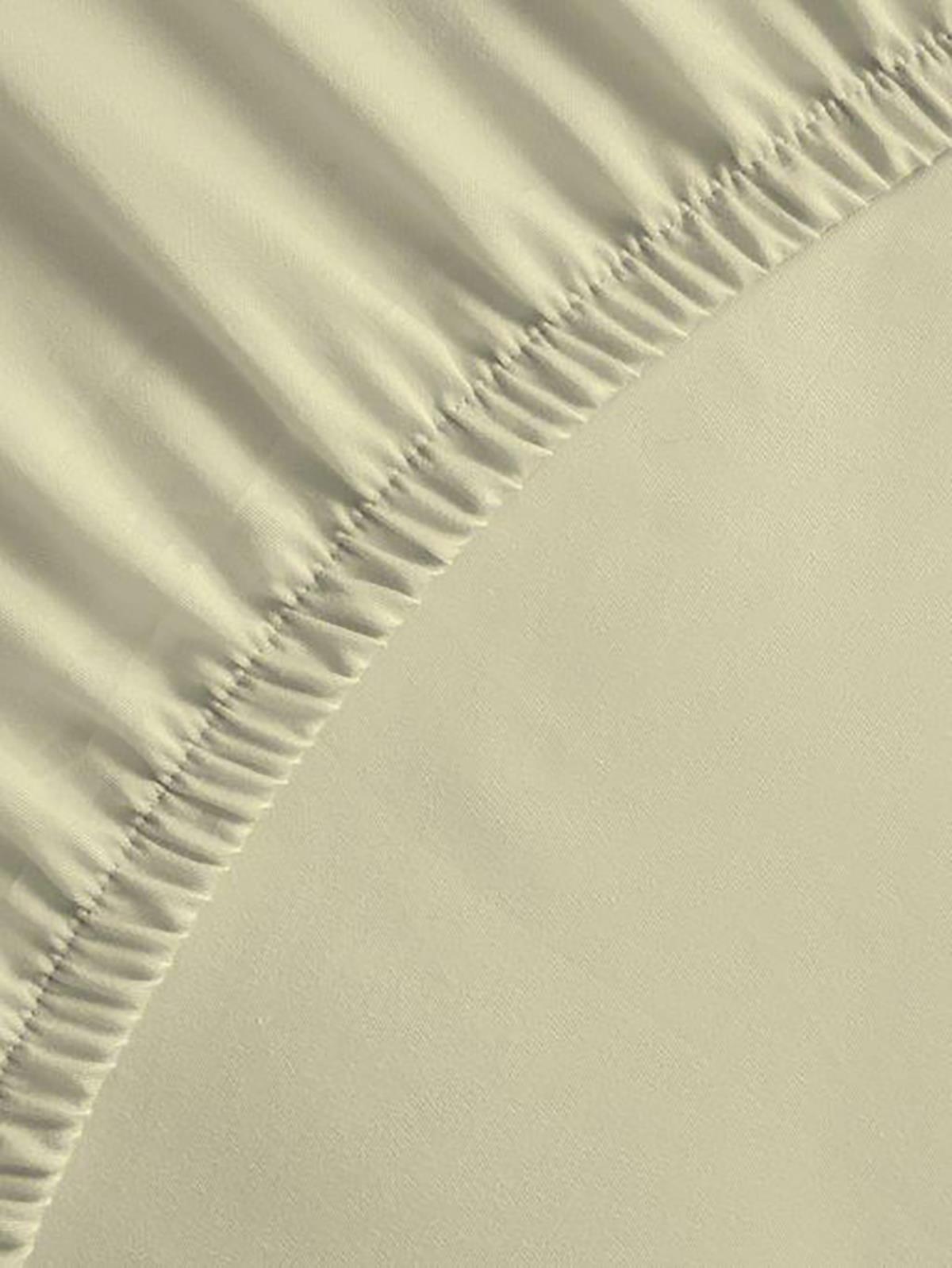 Kanz Unisex Lastikli Çarşaf ve Yastık Kılıfı Set - Bej