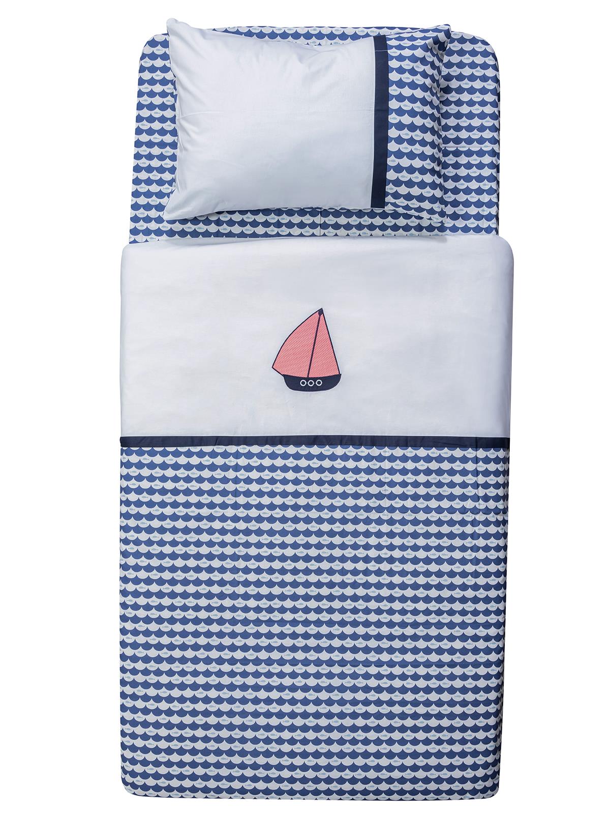 Tiffany Marin 3'lü Tek Kişilik Nevresim Takımı