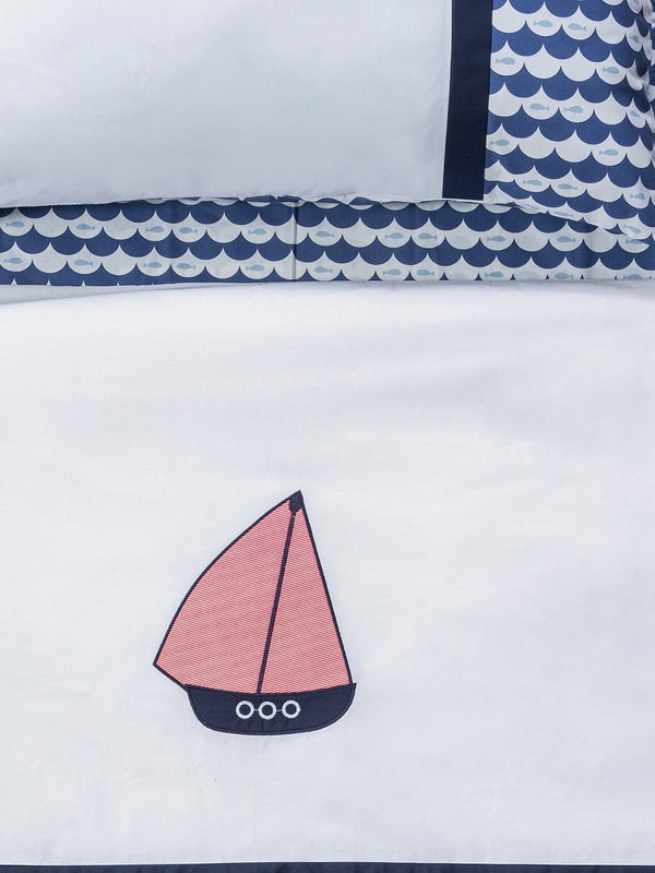 Tiffany Marin 3'lü Tek Kişilik Nevresim Takımı