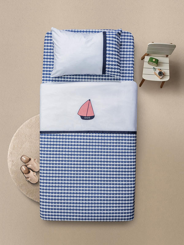 Tiffany Marin 3'lü Tek Kişilik Nevresim Takımı