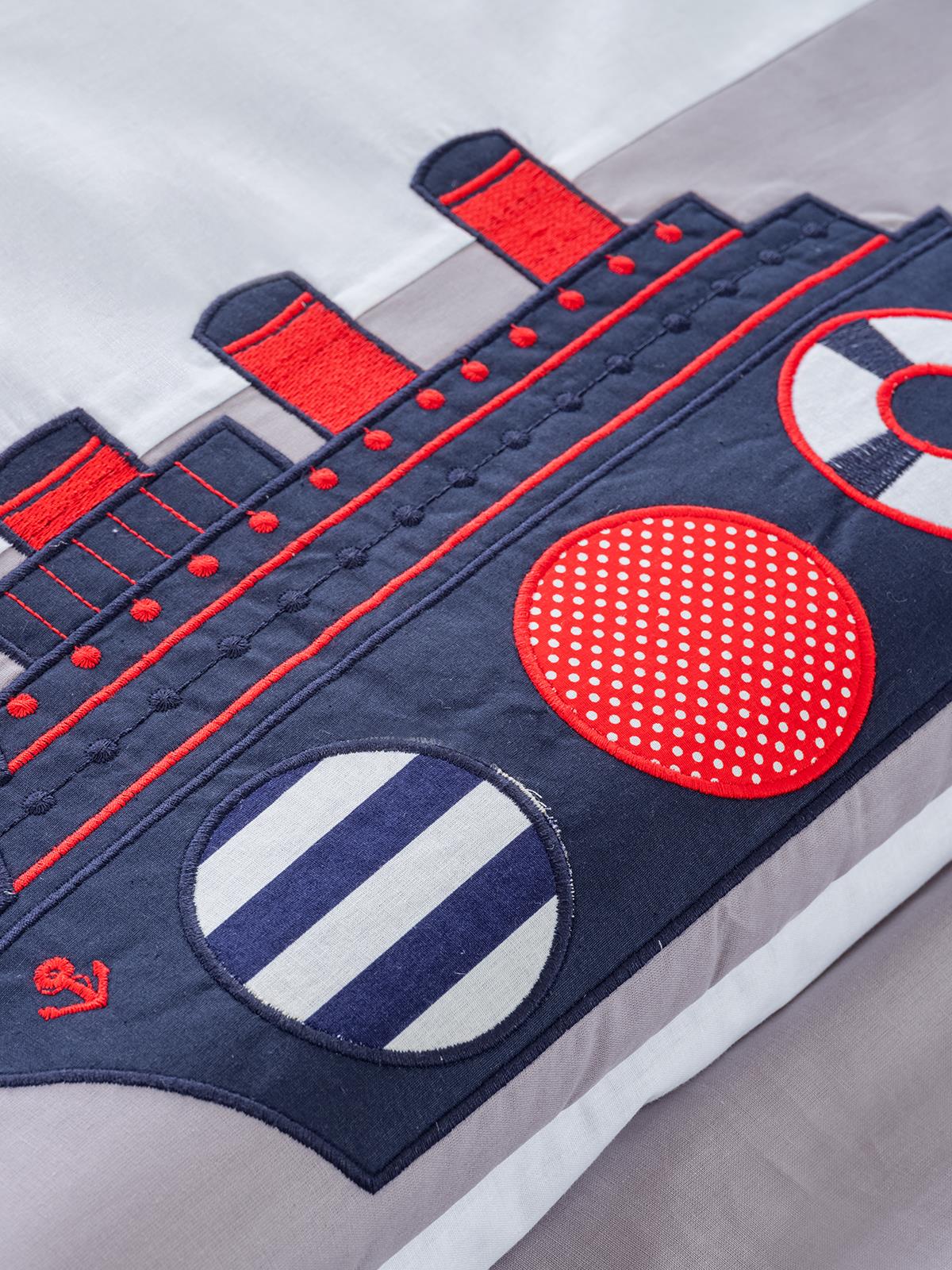 Tiffany Marin 3'lü Tek Kişilik Nevresim Takımı