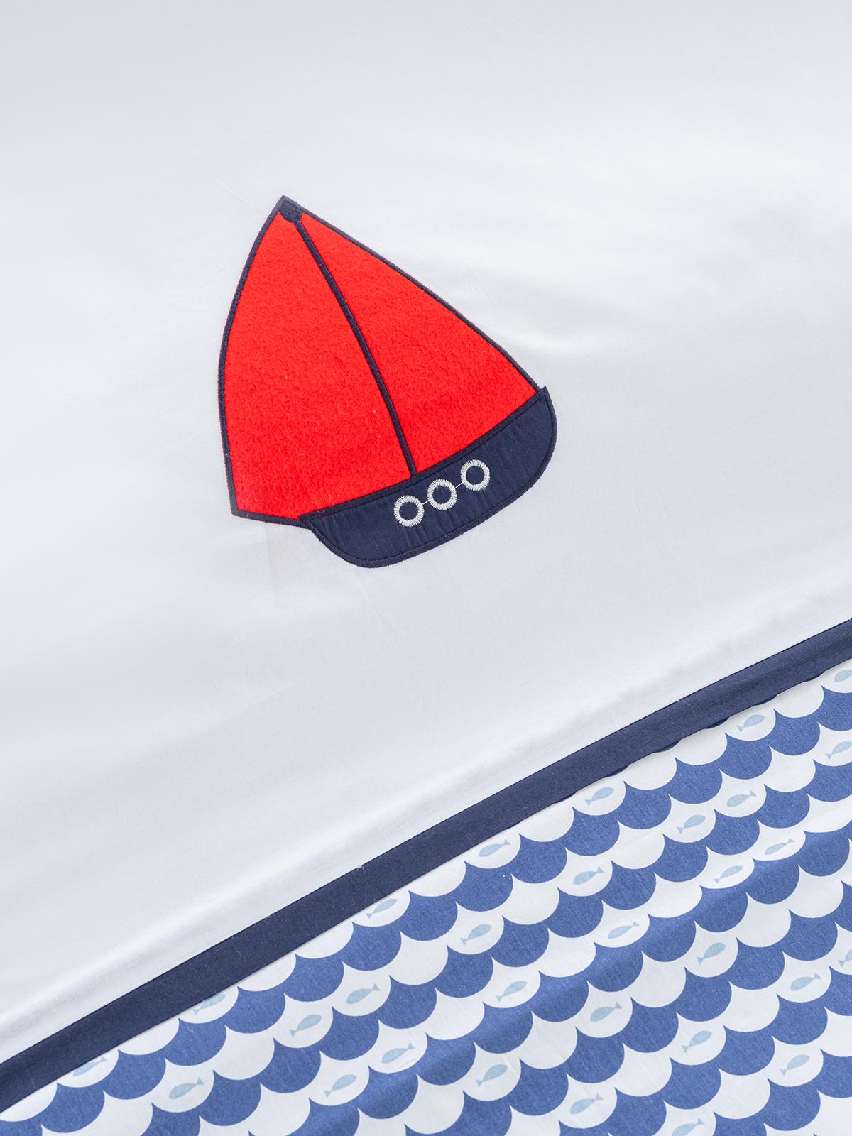 Tiffany Marin 3'lü Tek Kişilik Nevresim Takımı