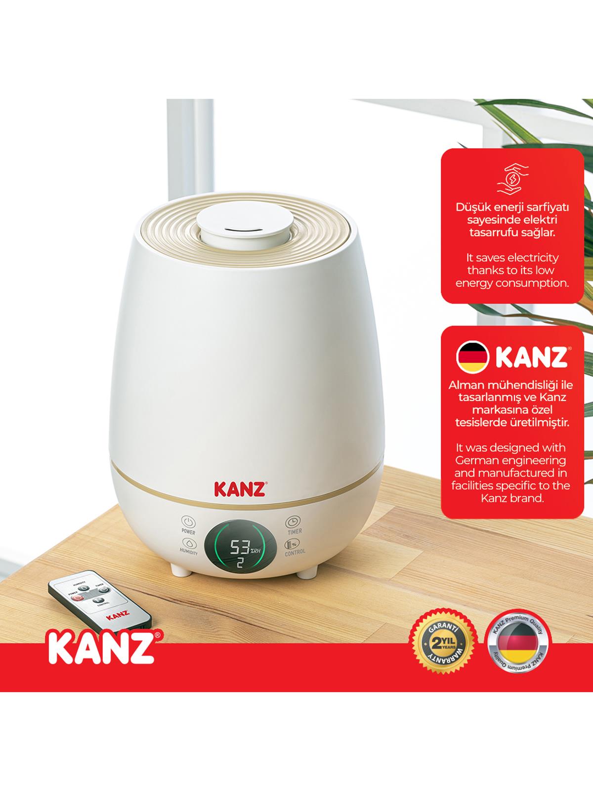 Kanz Dijital Üstten Doldurmalı Buhar Makinesi