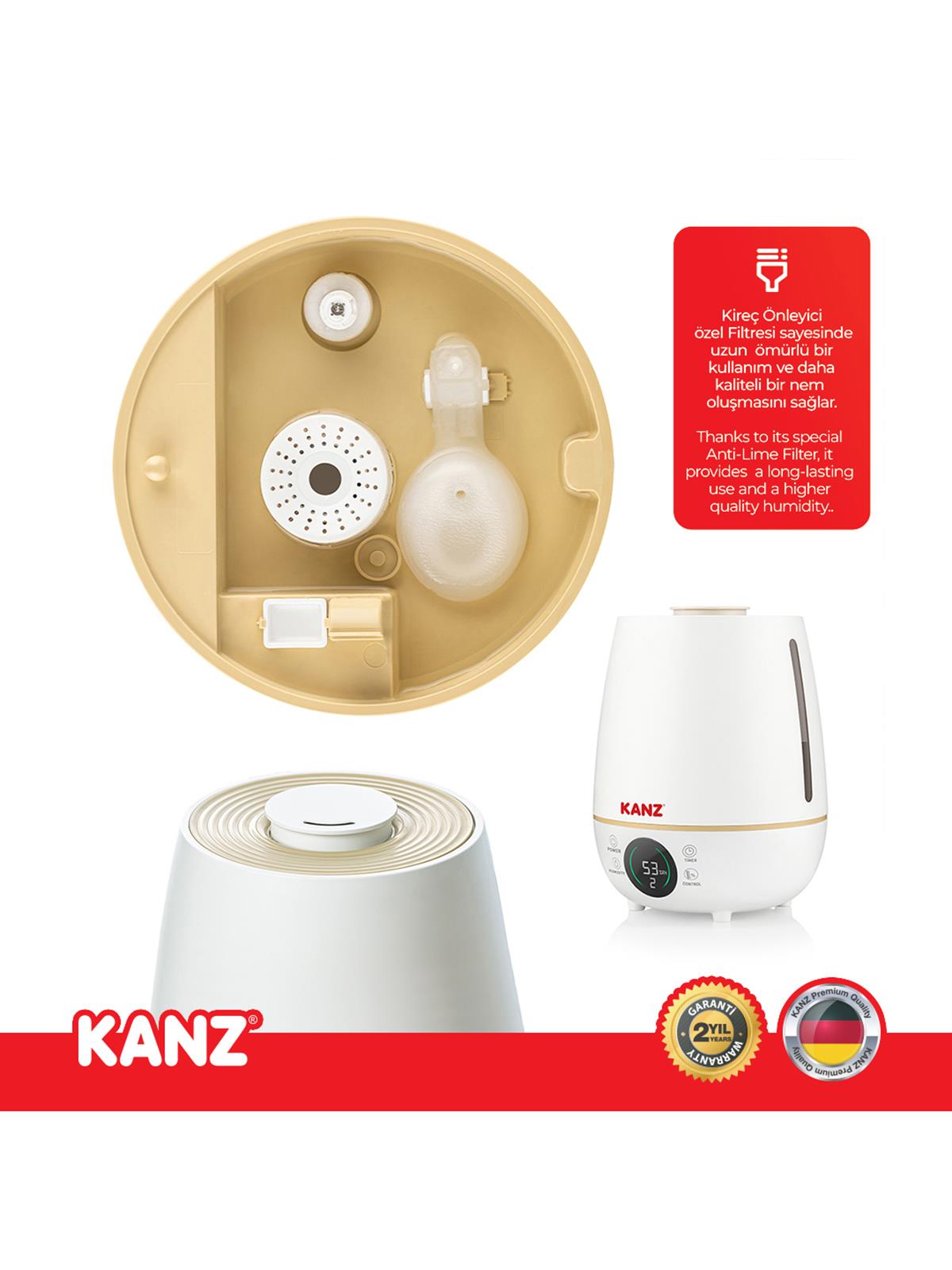 Kanz Dijital Üstten Doldurmalı Buhar Makinesi