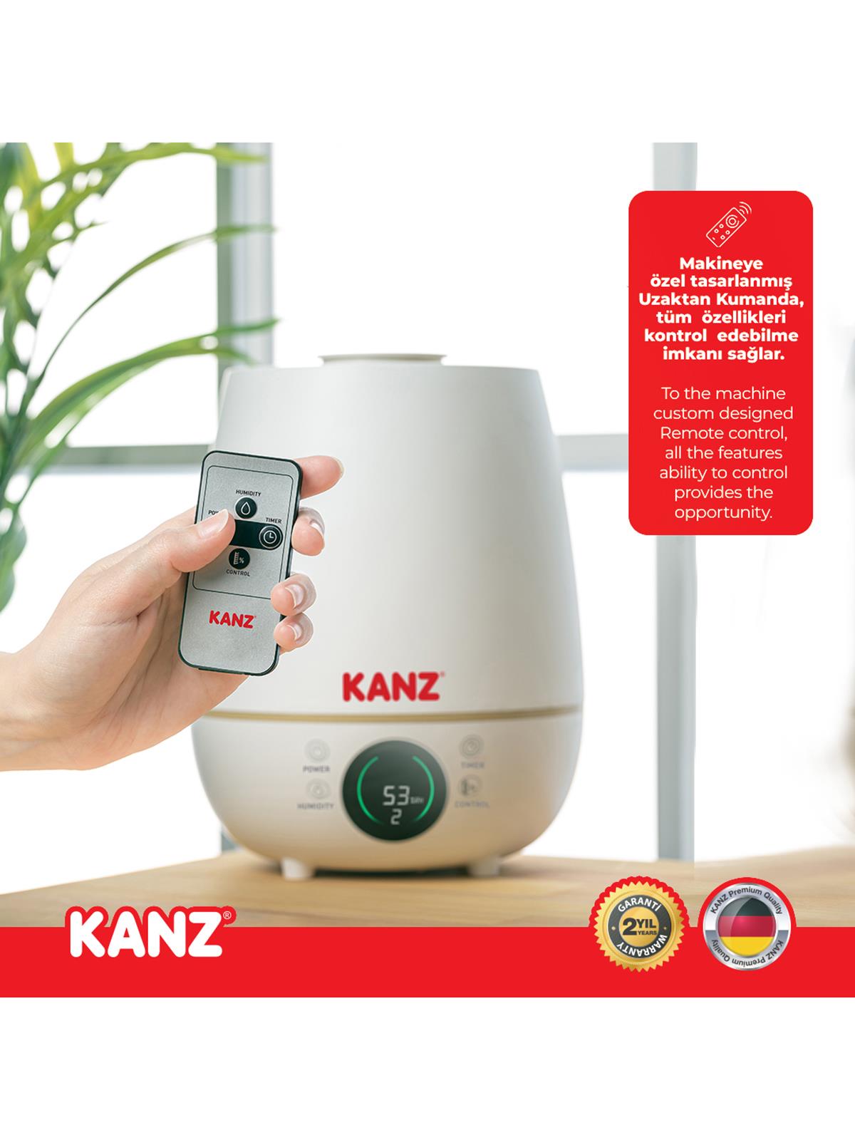 Kanz Dijital Üstten Doldurmalı Buhar Makinesi