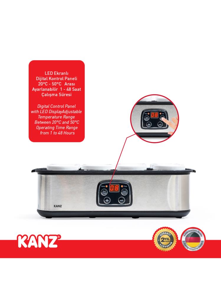 Kanz Yoğurt Yapma Makinesi