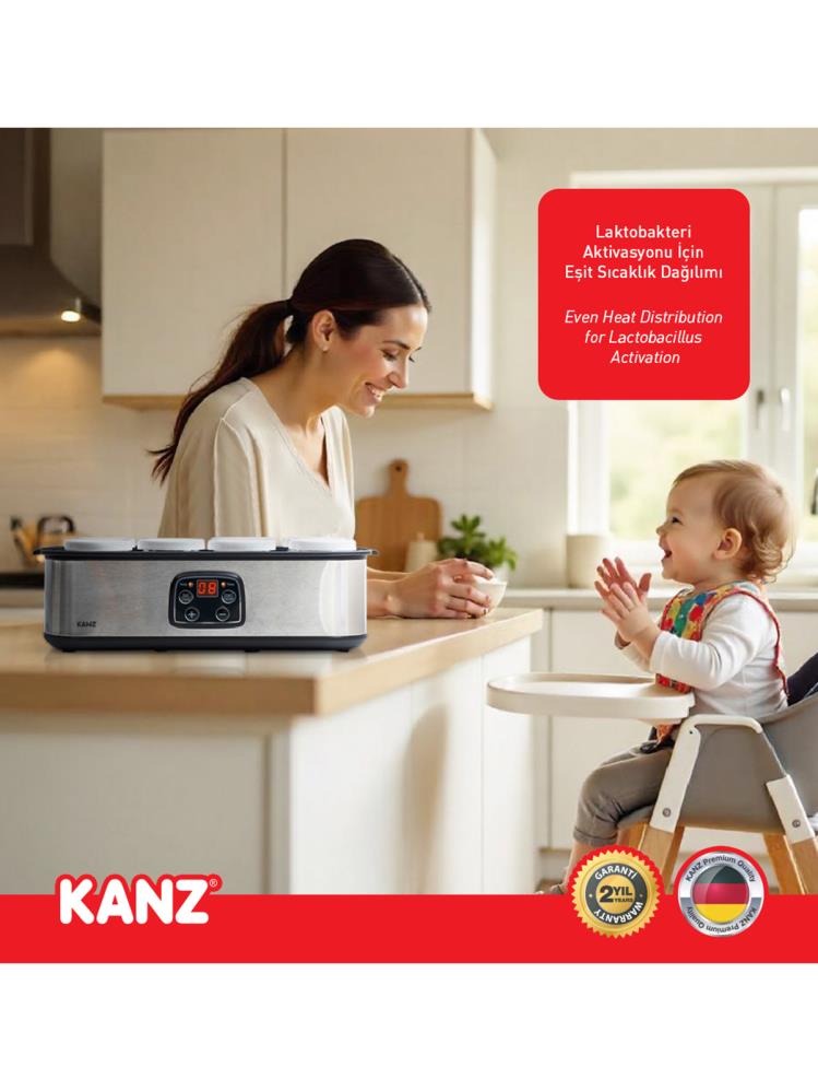 Kanz Yoğurt Yapma Makinesi