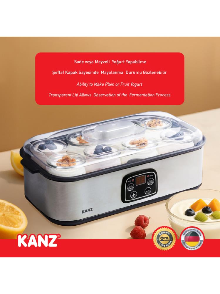 Kanz Yoğurt Yapma Makinesi