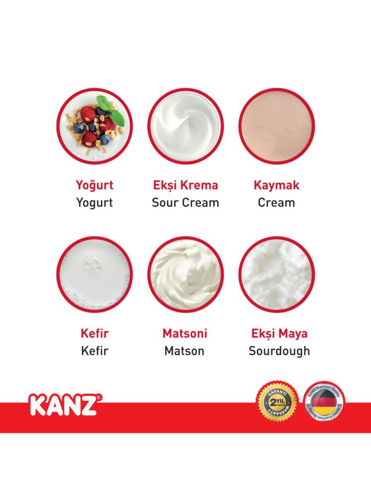 Kanz Yoğurt Yapma Makinesi