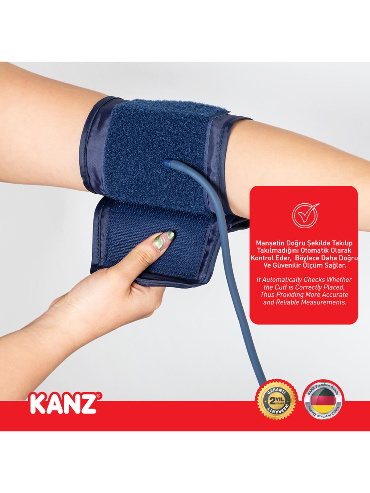 Kanz Dijital Koldan Ölçer Tansiyon Aleti