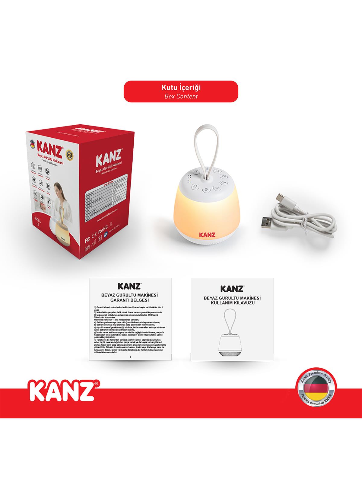 Kanz Beyaz Gürültü Makinesi