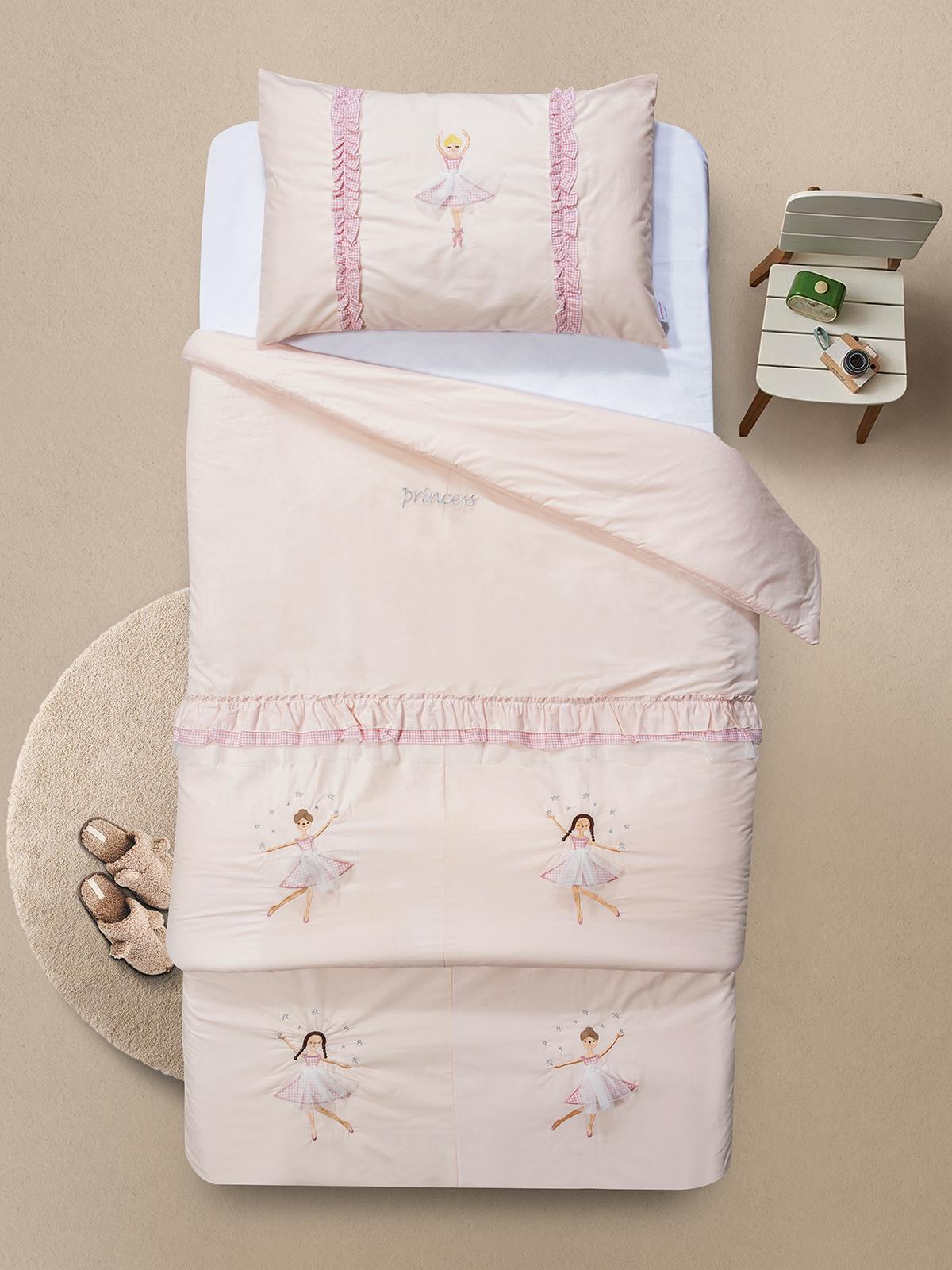 Tiffany Prenses 3'lü Tek Kişilik Nevresim Takımı