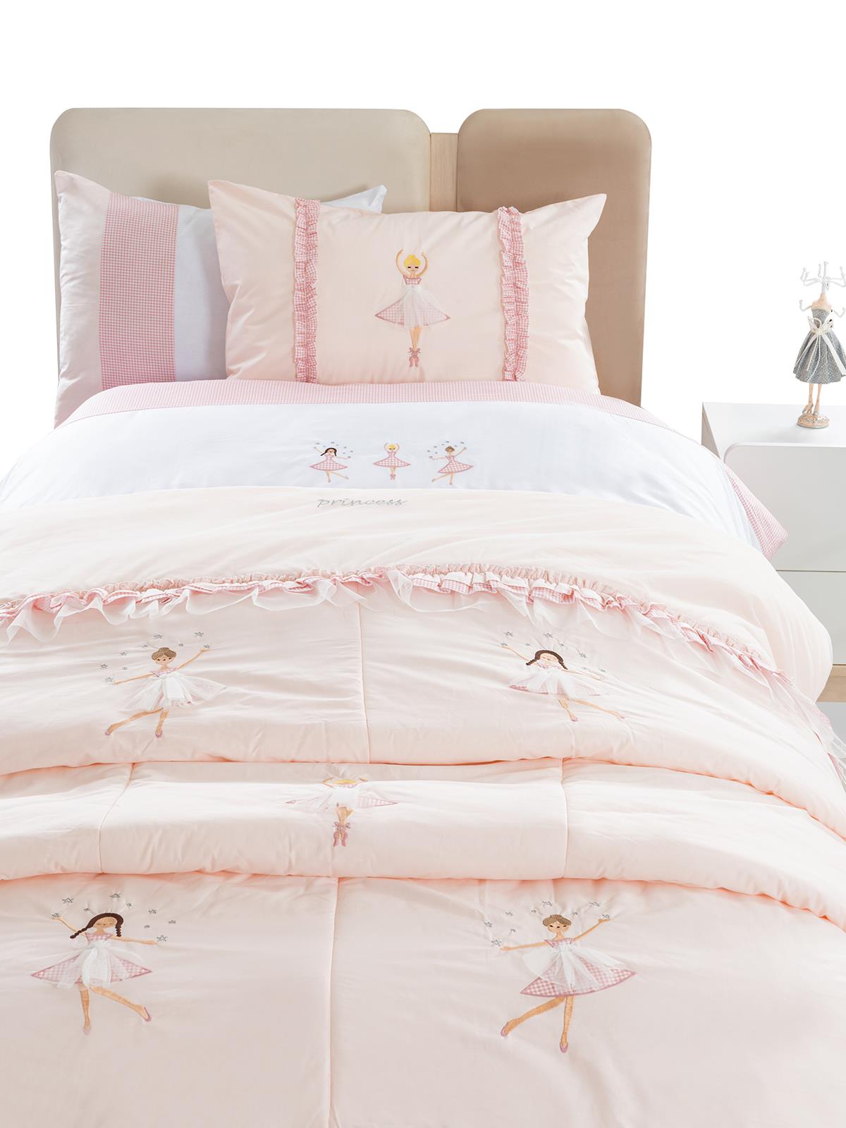 Tiffany Prenses 3'lü Tek Kişilik Nevresim Takımı