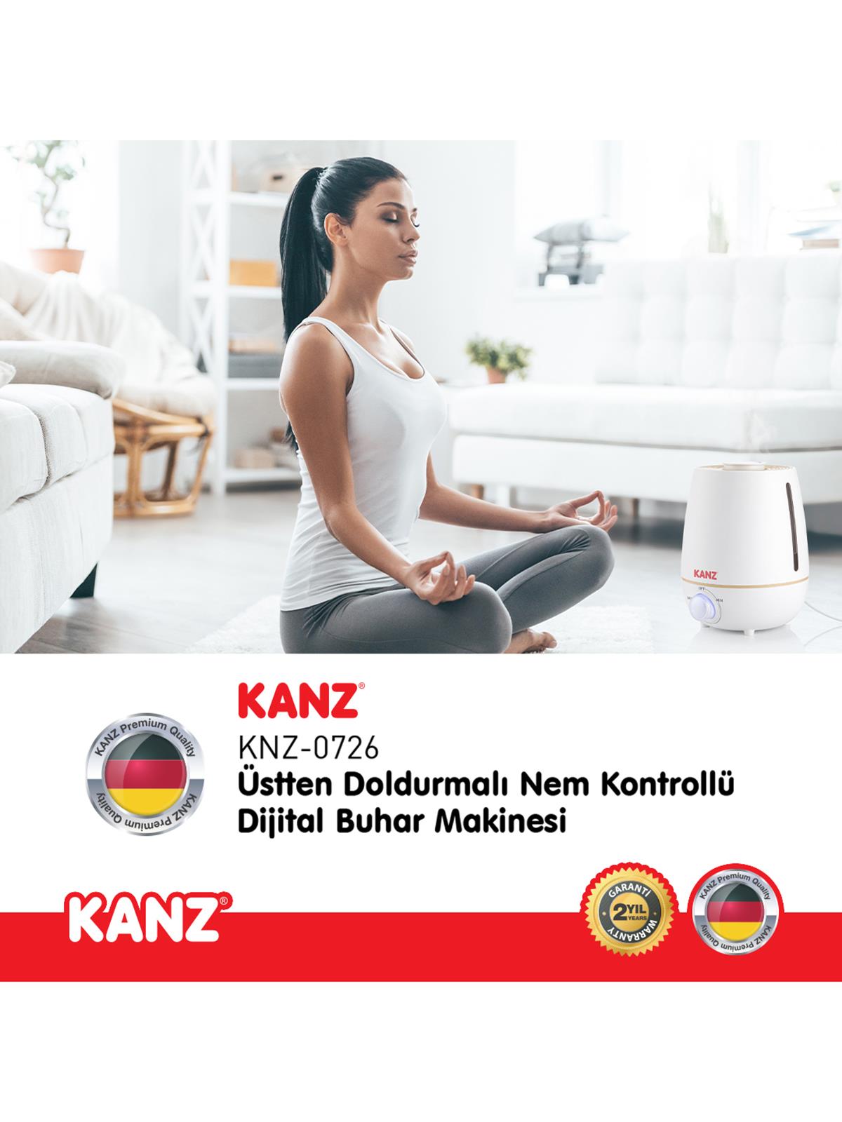 Kanz Manuel Üstten Doldurmalı Buhar Makinesi