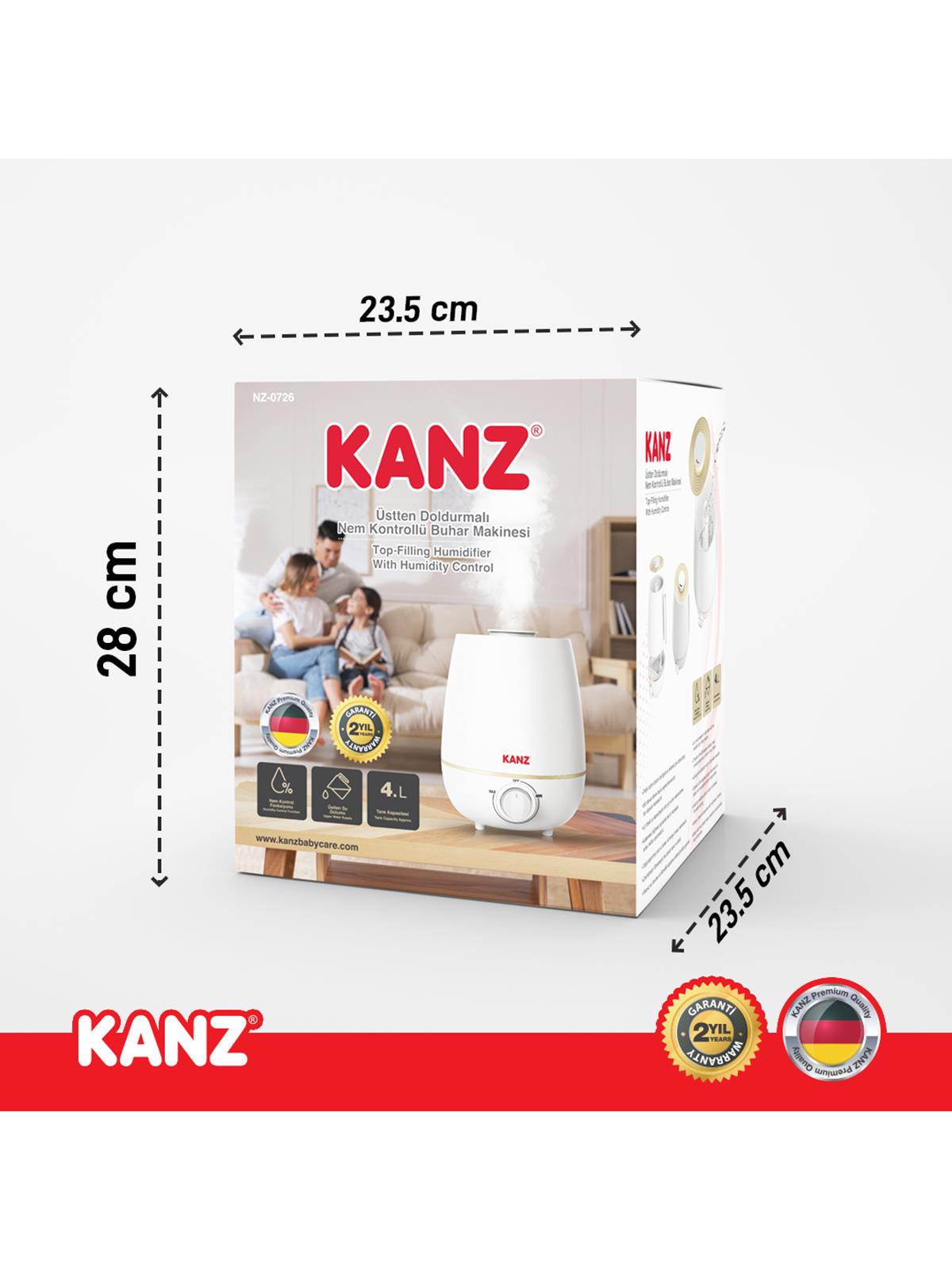 Kanz Manuel Üstten Doldurmalı Buhar Makinesi