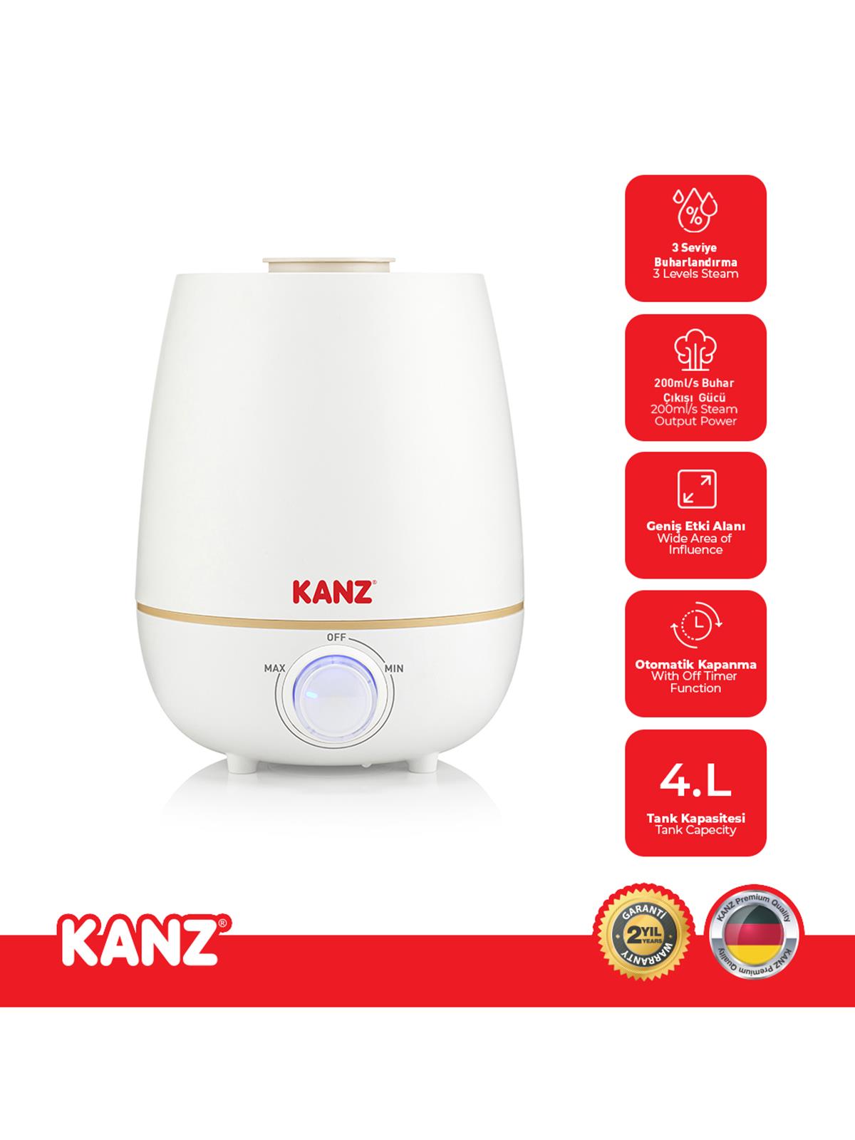 Kanz Manuel Üstten Doldurmalı Buhar Makinesi