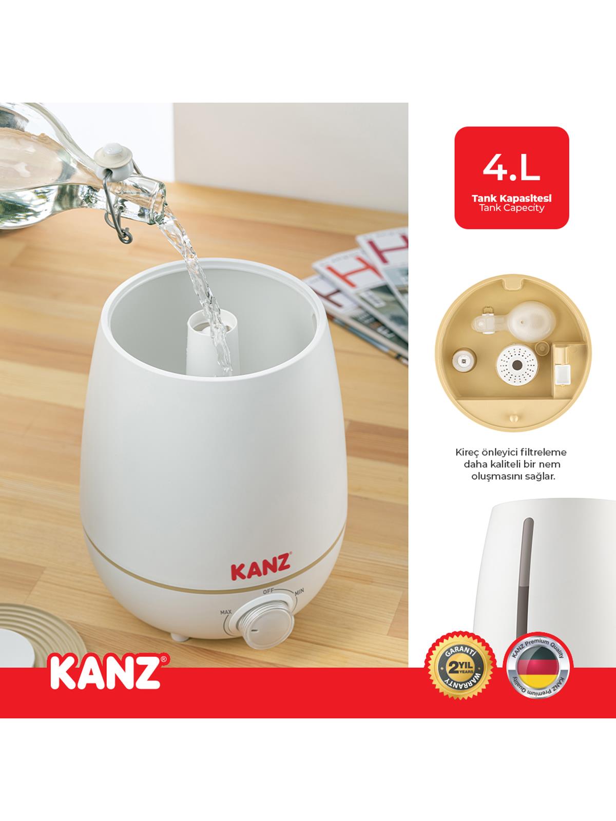 Kanz Manuel Üstten Doldurmalı Buhar Makinesi