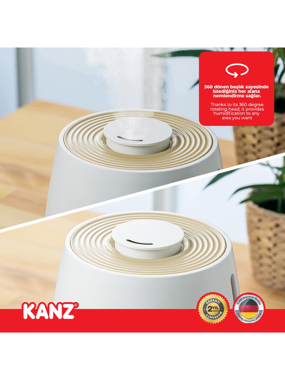 Kanz Manuel Üstten Doldurmalı Buhar Makinesi