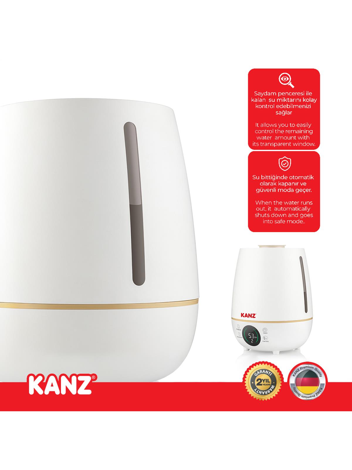 Kanz Manuel Üstten Doldurmalı Buhar Makinesi