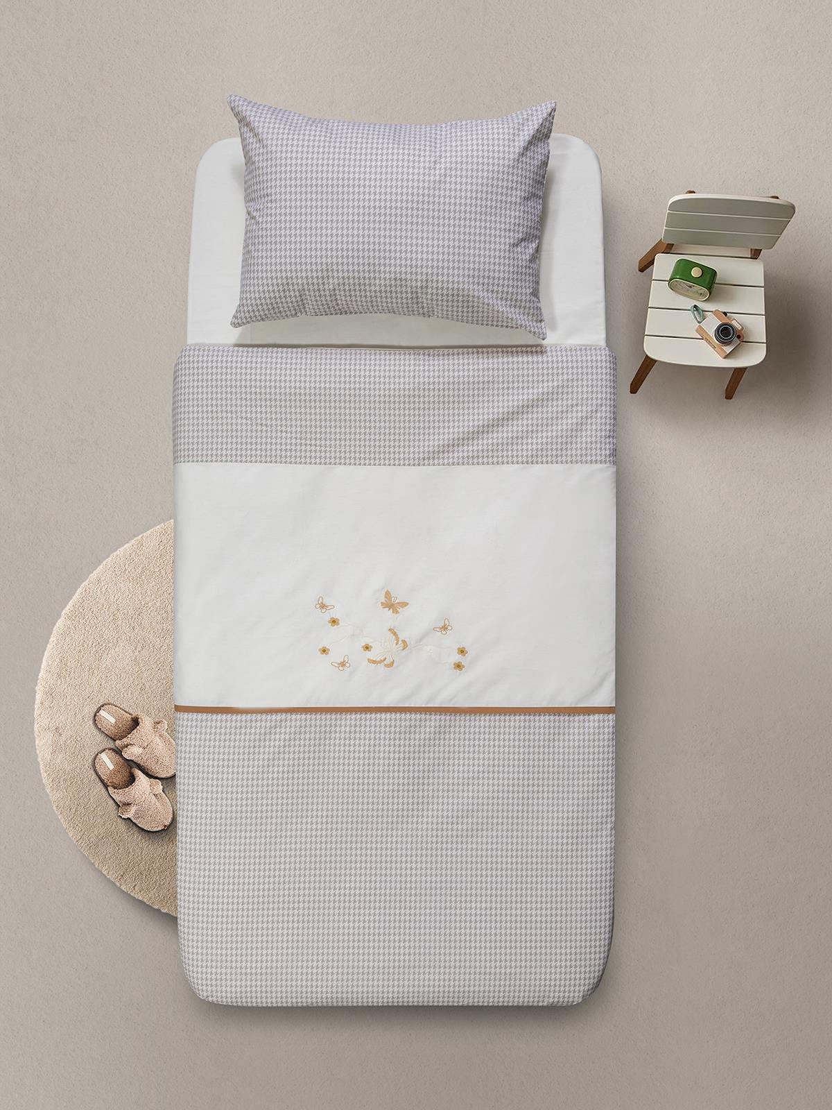 Tiffany Gold 3'lü Tek Kişilik Nevresim Takımı