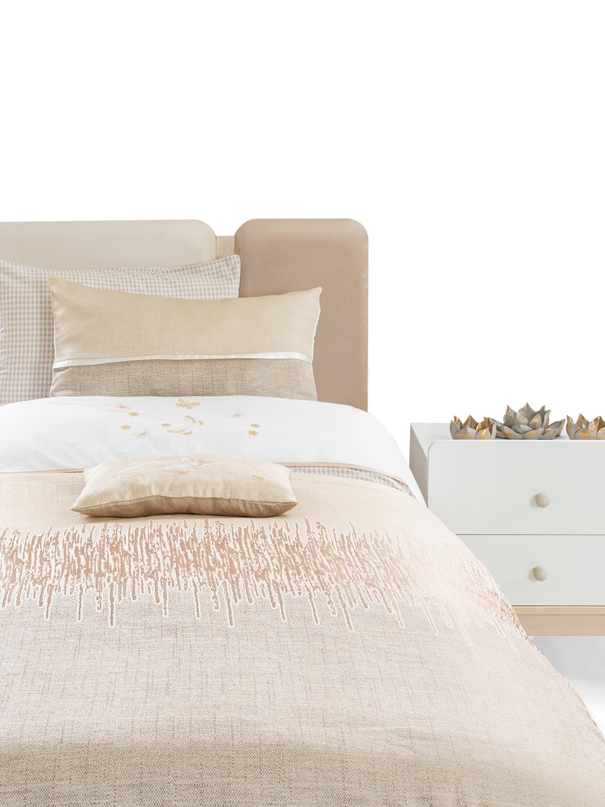 Tiffany Gold 3'lü Tek Kişilik Nevresim Takımı