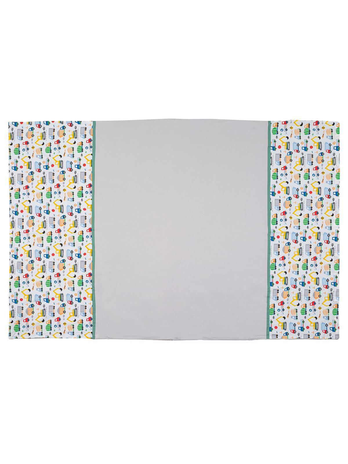 Tiffany İş Makinesi 3'lü Tek Kişilik Nevresim Takımı