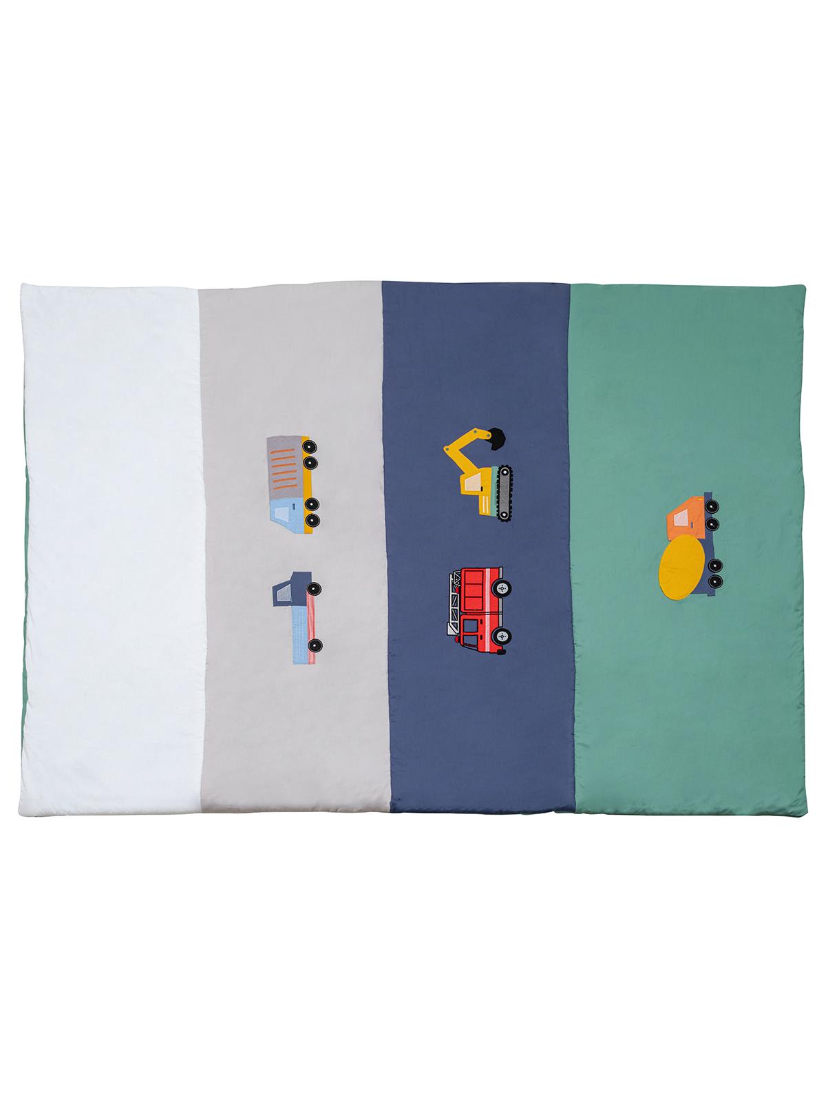 Tiffany İş Makinesi 3'lü Tek Kişilik Nevresim Takımı